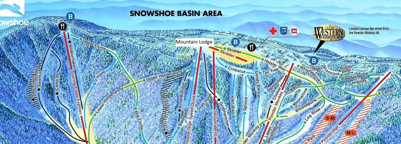 Stroll To Slopes, Village Area, Ski In-Out Mtlodge 304 Snowshoe Bagian luar foto
